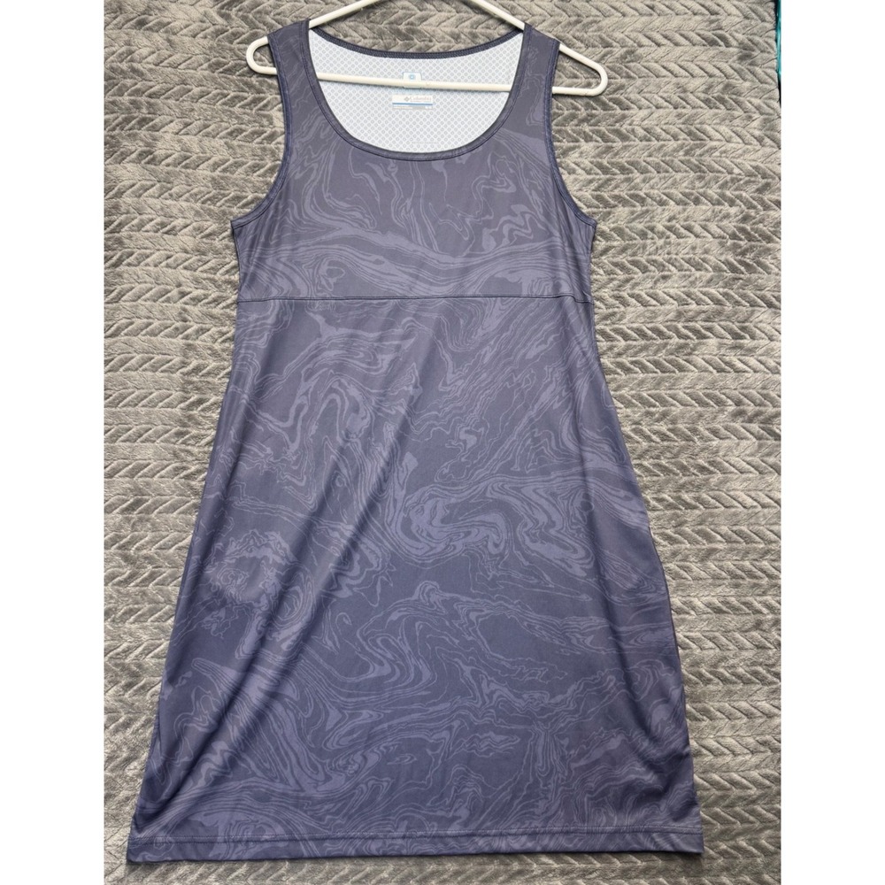Columbia Omni-Freeze Zero Dress‎ M Purple Grey Excellent Marble Swirl (1621)